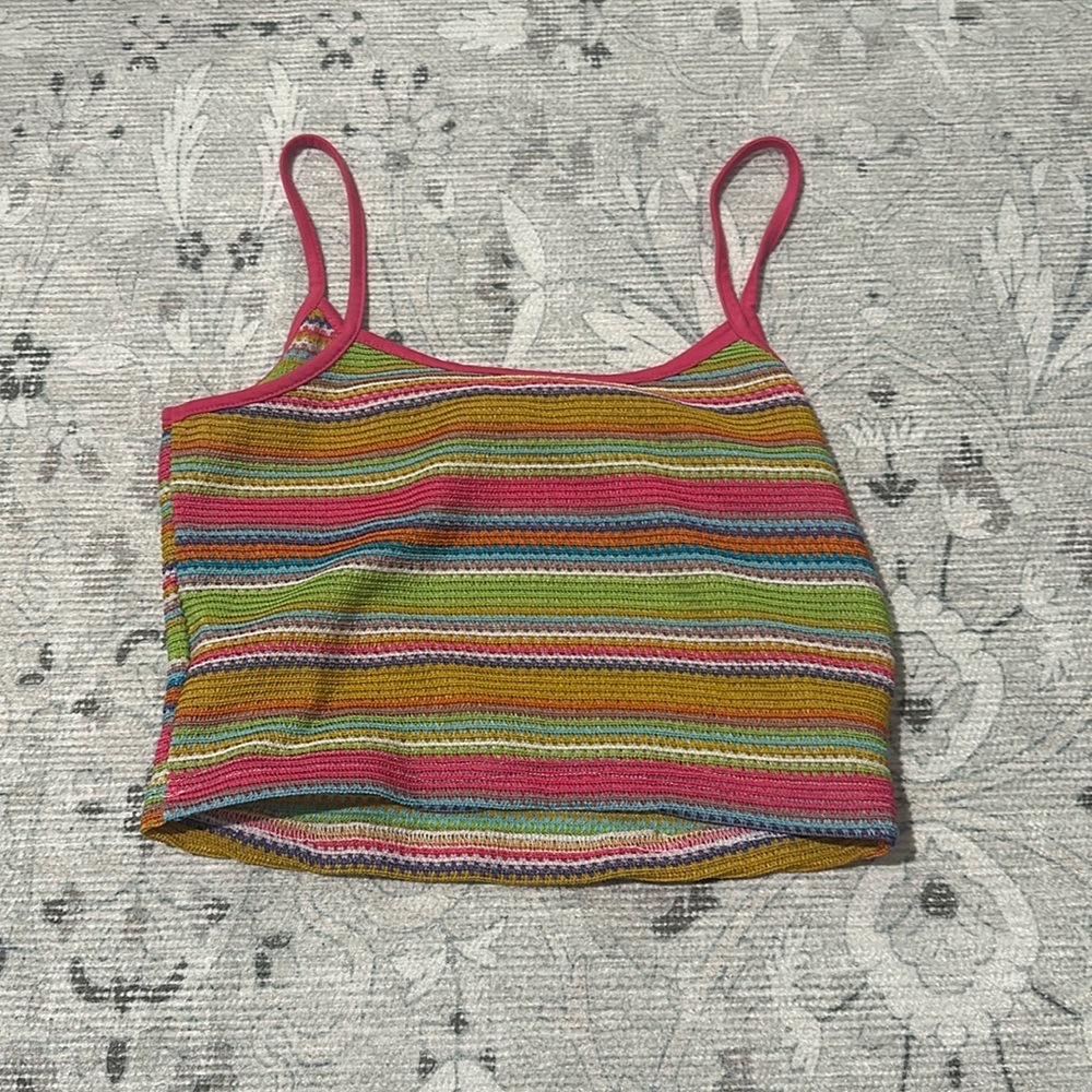 multi colored small target top
